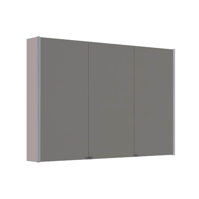 Dansani Inzo Ambi speilskap 3 dører Softstone / 120cm Dansani Speilskap DA-S893-135