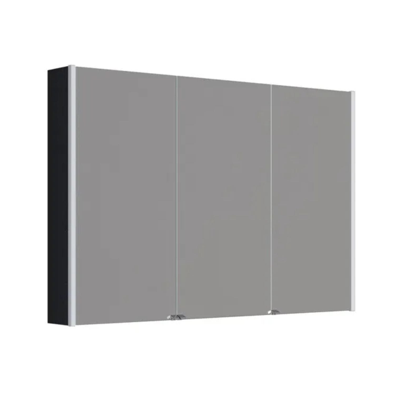 Dansani Inzo Ambi speilskap 3 dører Svart eik / 120cm Dansani Speilskap DA-S893-150