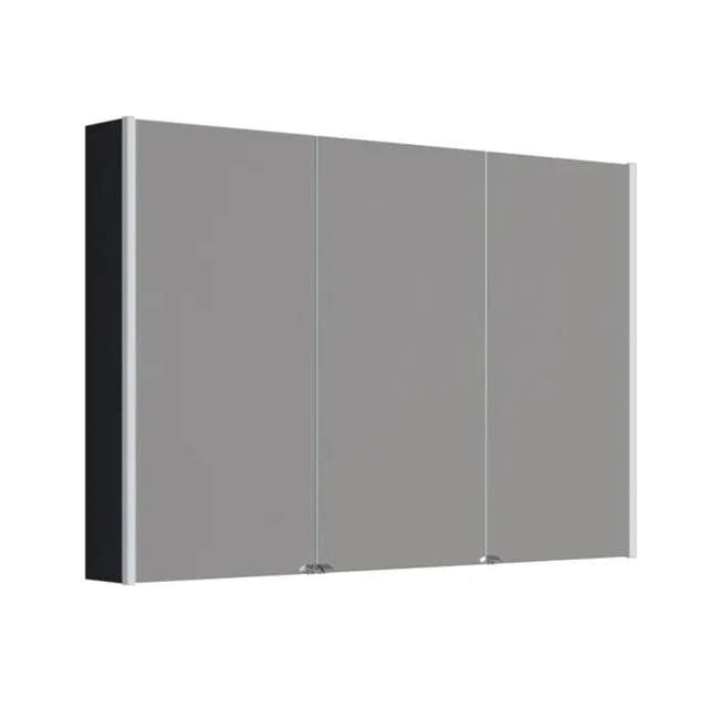 Dansani Inzo Ambi speilskap 3 dører Svart eik / 120cm Dansani Speilskap DA-S893-150