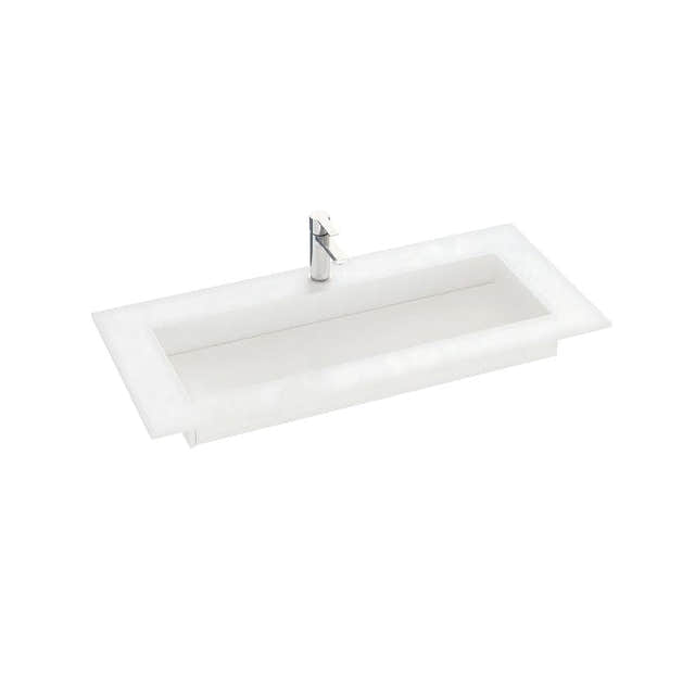 Dansani Inzo Angular Servant B60-165xH1,20xD45,50cm Blanco Zeus / 100cm Dansani Møbelservant DA-338810111