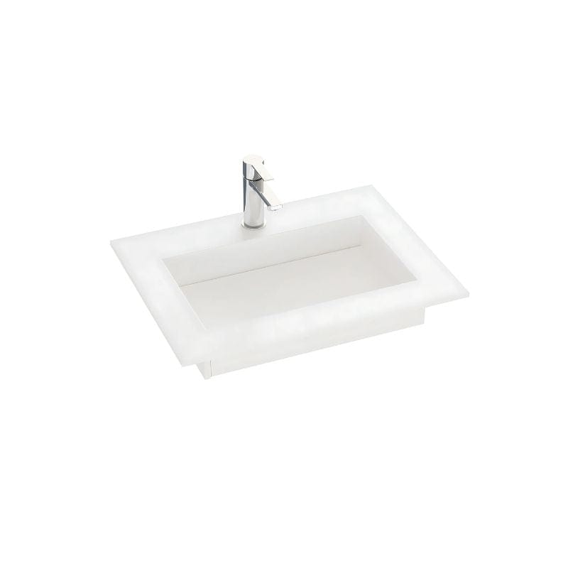Dansani Inzo Angular Servant B60-165xH1,20xD45,50cm Blanco Zeus / 60cm Dansani Møbelservant DA-338806111