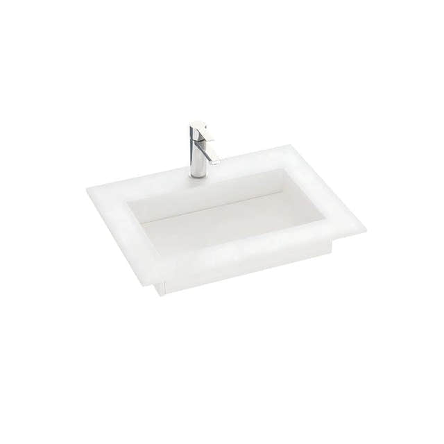 Dansani Inzo Angular Servant B60-165xH1,20xD45,50cm Blanco Zeus / 60cm Dansani Møbelservant DA-338806111