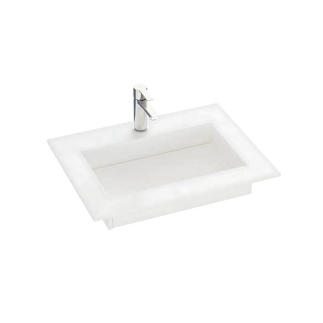 Dansani Inzo Angular Servant B60-165xH1,20xD45,50cm Blanco Zeus / 80cm Dansani Møbelservant DA-338808111
