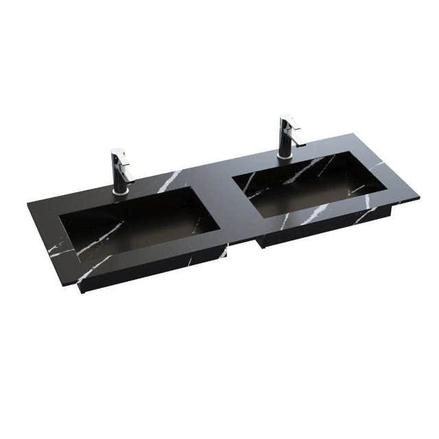 Dansani Inzo Angular Servant B60-165xH1,20xD45,50cm Eternal Marquina / 160cm dobbel Dansani Møbelservant DA-338816216