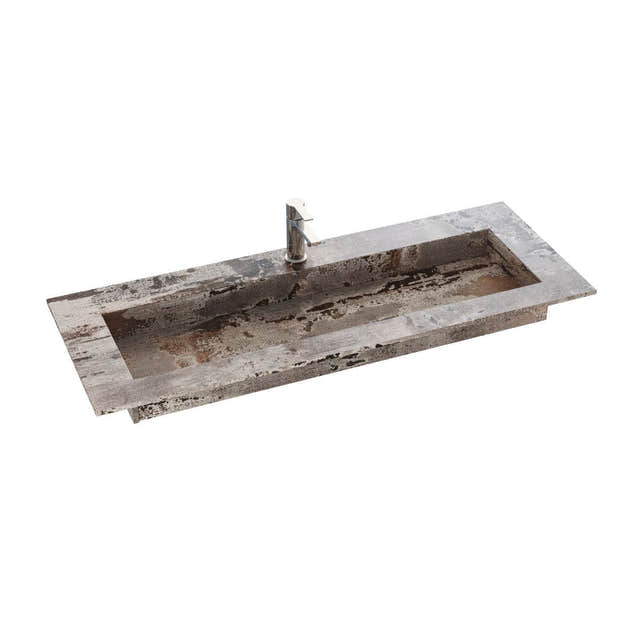Dansani INZO Angular Servant Dekton Trilium / 120cm Dansani Møbelservant DA-338812117