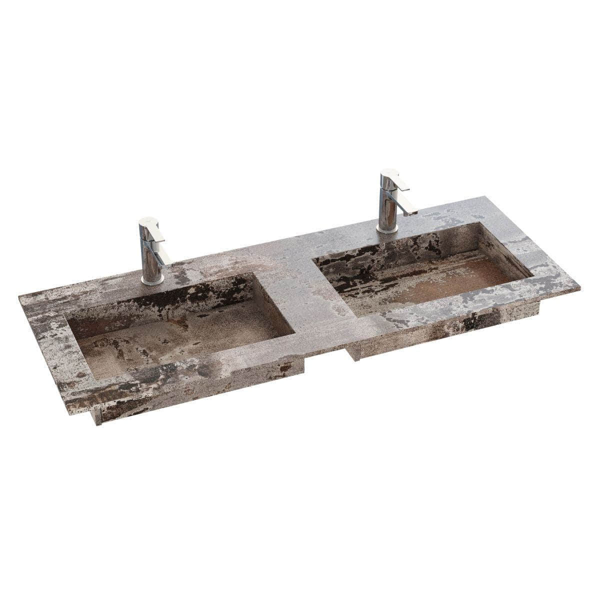 Dansani INZO Angular Servant Dekton Trilium / 160cm dobbel Dansani Møbelservant DA-338816217