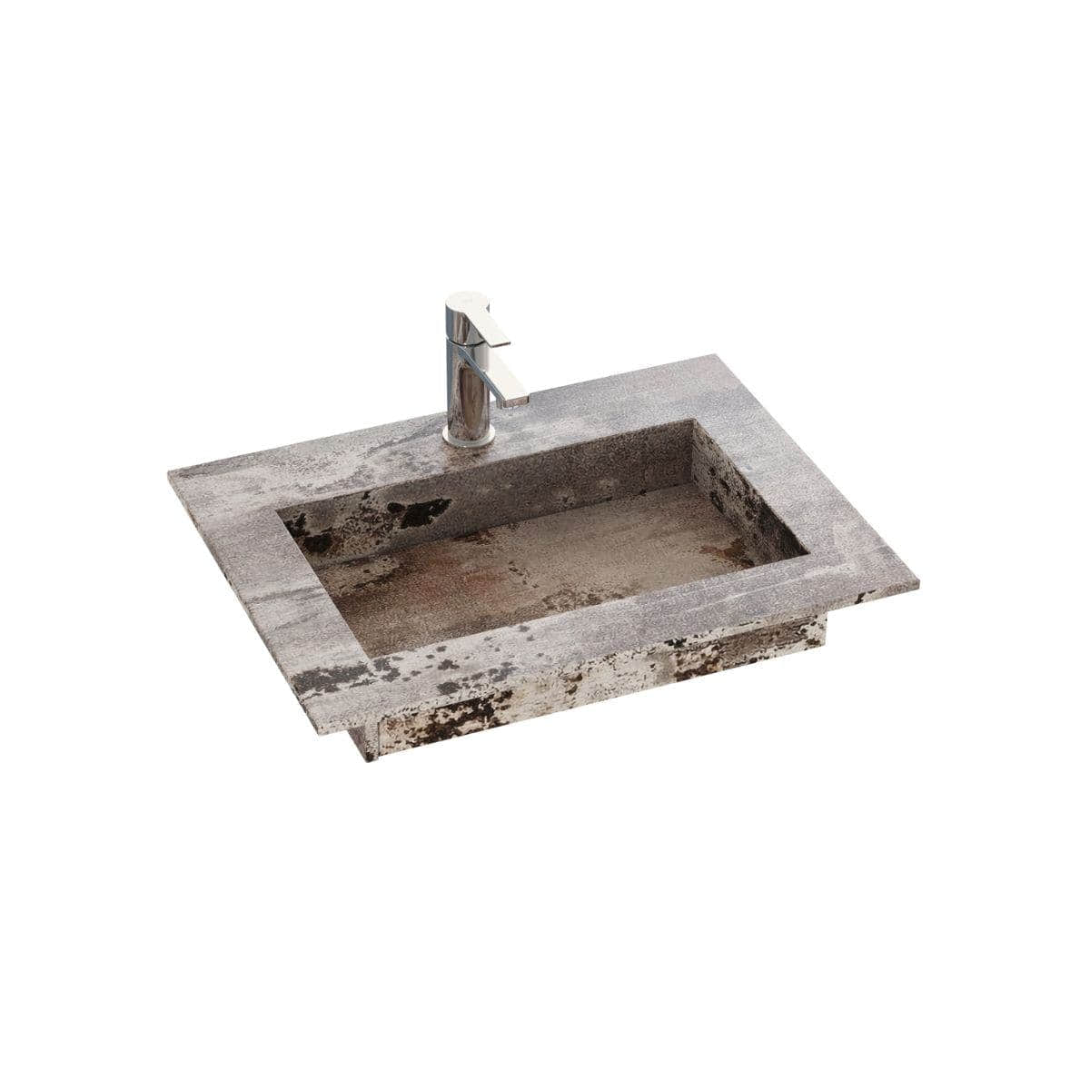 Dansani INZO Angular Servant Dekton Trilium / 60cm Dansani Møbelservant DA-338806117