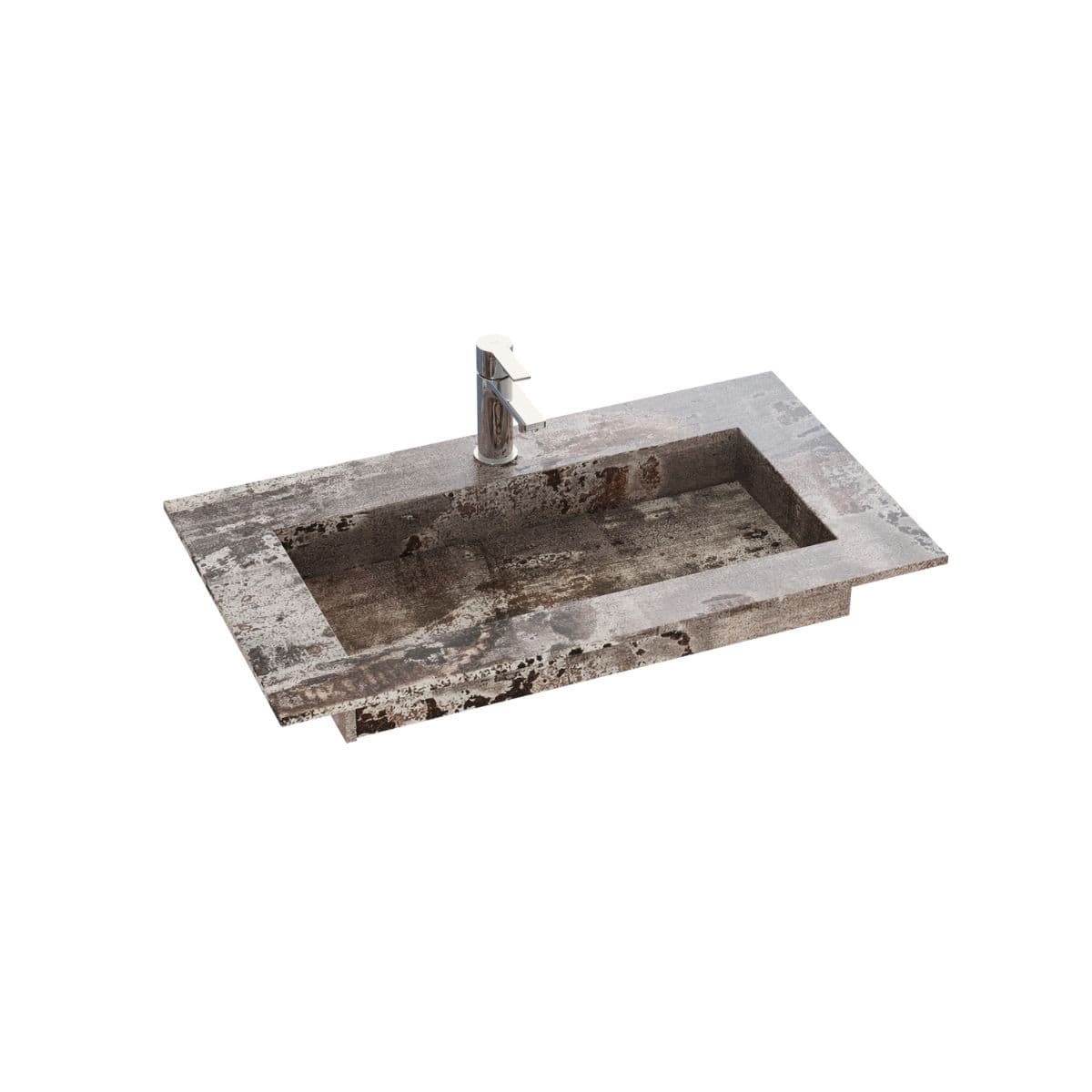 Dansani INZO Angular Servant Dekton Trilium / 80cm Dansani Møbelservant DA-338808117