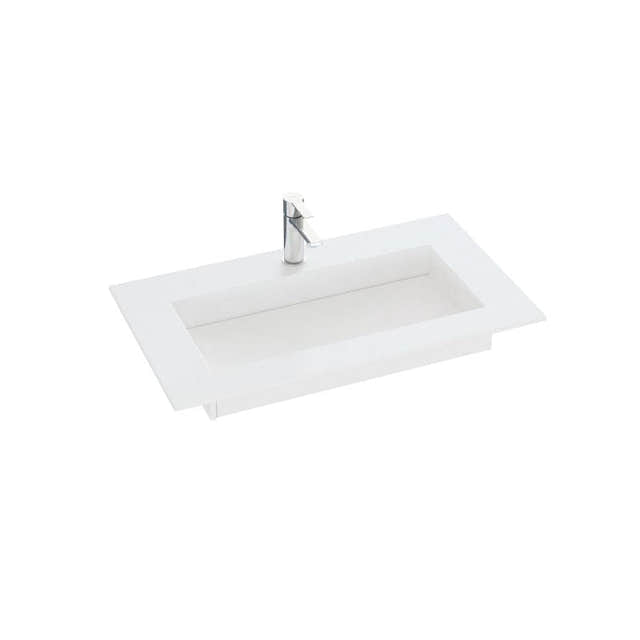 Dansani Inzo Angular Servant mål D45,50cm Blanco Zeus / 100-119cm Dansani Møbelservant DA-338810411