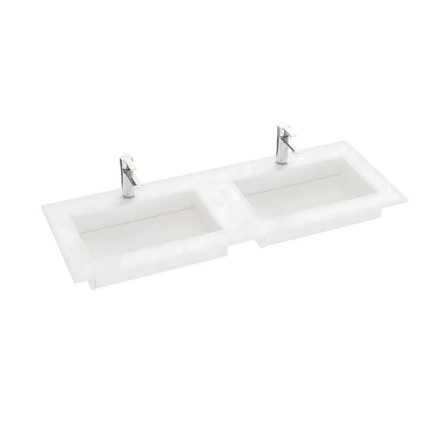 Dansani Inzo Angular Servant mål D45,50cm Blanco Zeus / 120-139cm dobbel Dansani Møbelservant DA-338812511