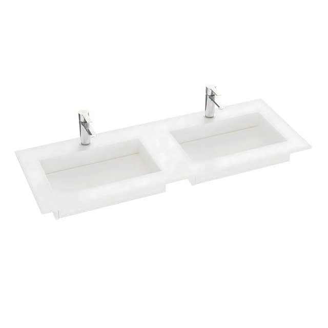 Dansani Inzo Angular Servant mål D45,50cm Blanco Zeus / 160-179cm dobbel Dansani Møbelservant DA-338816511