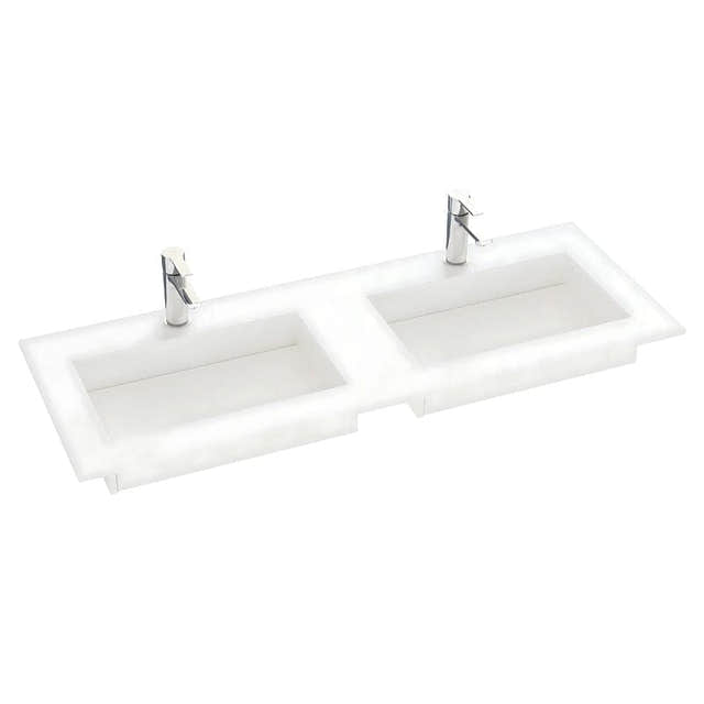 Dansani Inzo Angular Servant mål D45,50cm Blanco Zeus / 200-219cm dobbel Dansani Møbelservant DA-338820511
