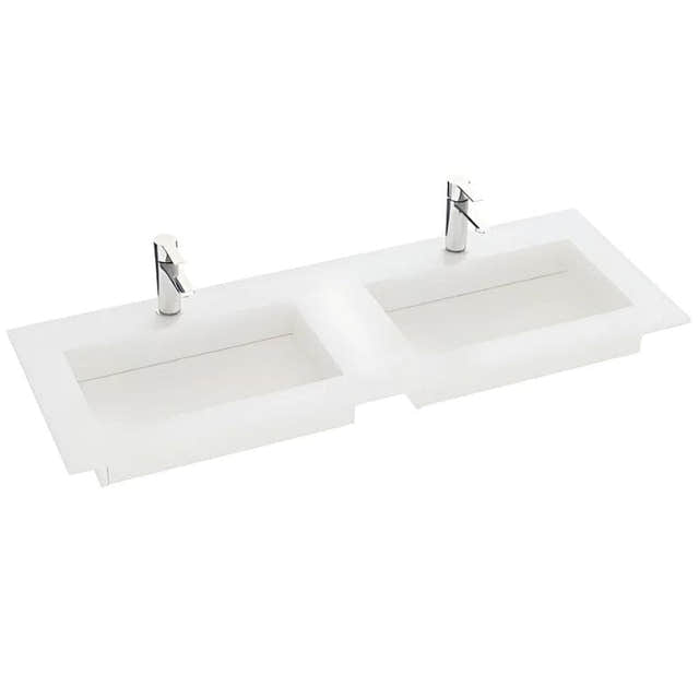 Dansani Inzo Angular Servant mål D45,50cm Blanco Zeus / 220-240cm dobbel Dansani Møbelservant DA-338822511