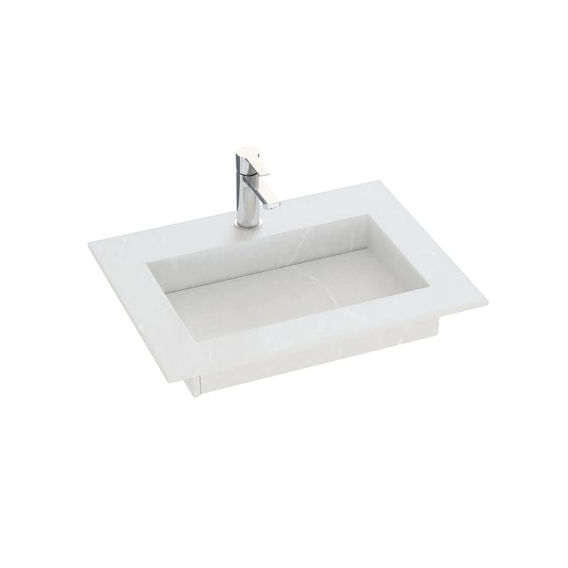 Dansani Inzo Angular Servant Måltilpasset D45,50cm - Silestone
