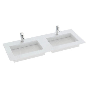 Dansani Inzo Angular Servant Måltilpasset D45,50cm - Silestone