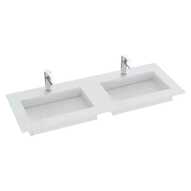Dansani Inzo Angular Servant mål D45,50cm Desert Silver / 200-219cm dobbel Dansani Møbelservant DA-338820513