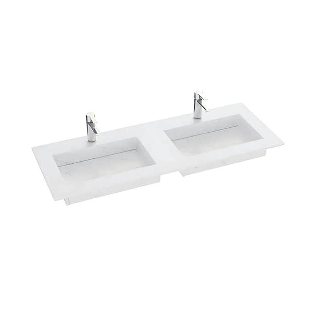 Dansani Inzo Angular Servant mål D45,50cm Eternal Statuario / 140-159cm dobbel Dansani Møbelservant DA-338814512