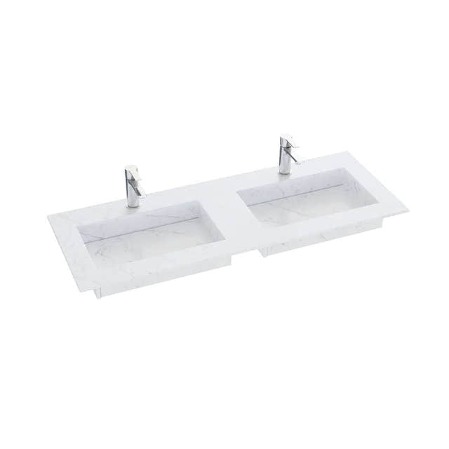 Dansani Inzo Angular Servant mål D45,50cm Eternal Statuario / 160-179cm dobbel Dansani Møbelservant DA-338816512
