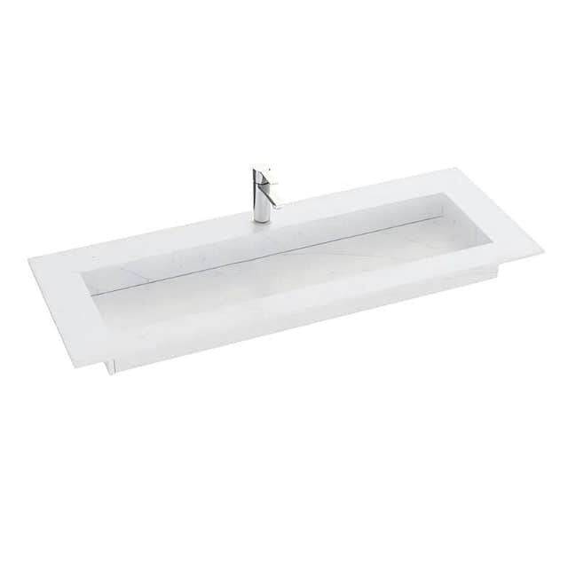 Dansani Inzo Angular Servant mål D45,50cm Eternal Statuario / 180-199cm Dansani Møbelservant DA-338818412