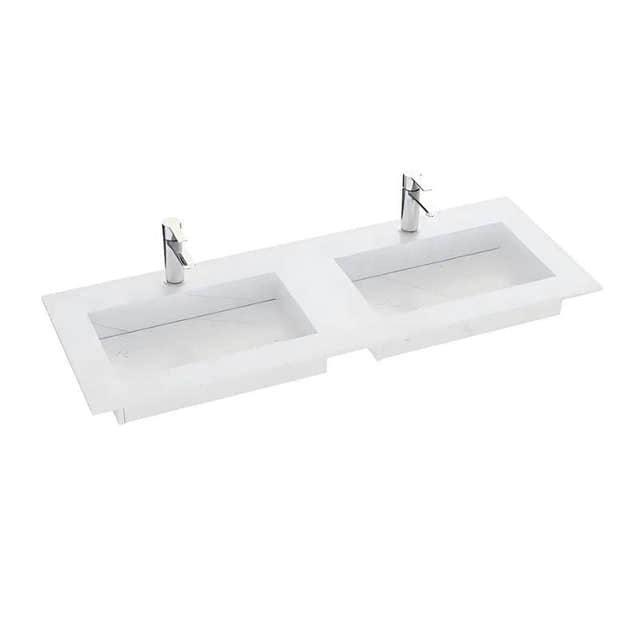 Dansani Inzo Angular Servant mål D45,50cm Eternal Statuario / 180-199cm dobbel Dansani Møbelservant DA-338818512