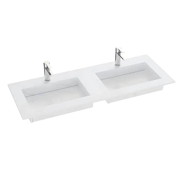 Dansani Inzo Angular Servant mål D45,50cm Eternal Statuario / 200-219cm dobbel Dansani Møbelservant DA-338820512