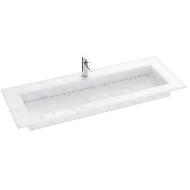 Dansani Inzo Angular Servant mål D45,50cm Eternal Statuario / 220-240cm Dansani Møbelservant DA-338822412