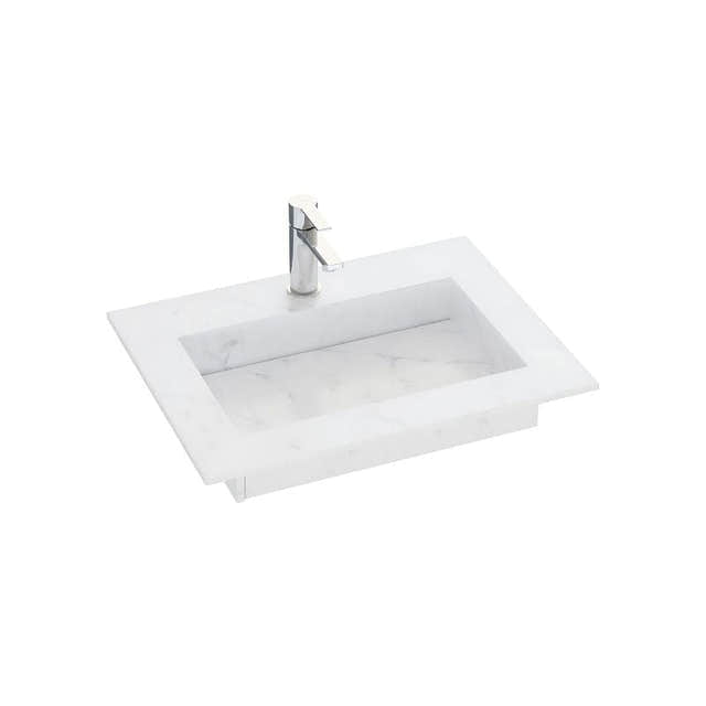 Dansani Inzo Angular Servant mål D45,50cm Eternal Statuario / 60-79cm Dansani Møbelservant DA-338806412