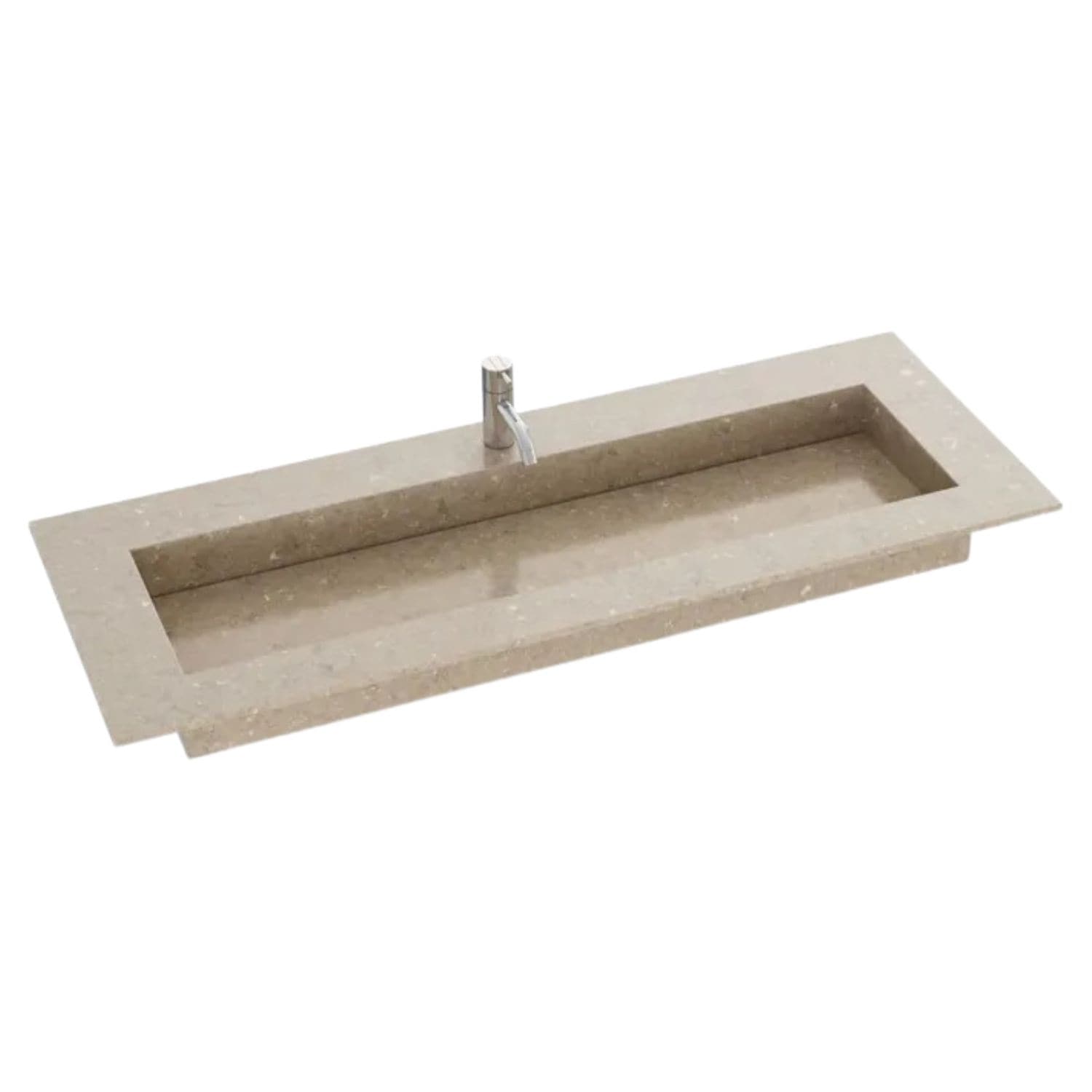 Dansani Inzo Angular Servant Måltilpasset D45,50cm - Silestone Coral clay / 140-159cm Dansani Møbelservant DA-338814419