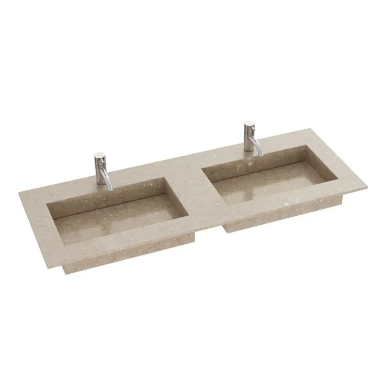 Dansani Inzo Angular Servant Silestone B60-165xH1,20xD45,50cm Coral clay / 120cm dobbel Dansani Møbelservant DA-338812219