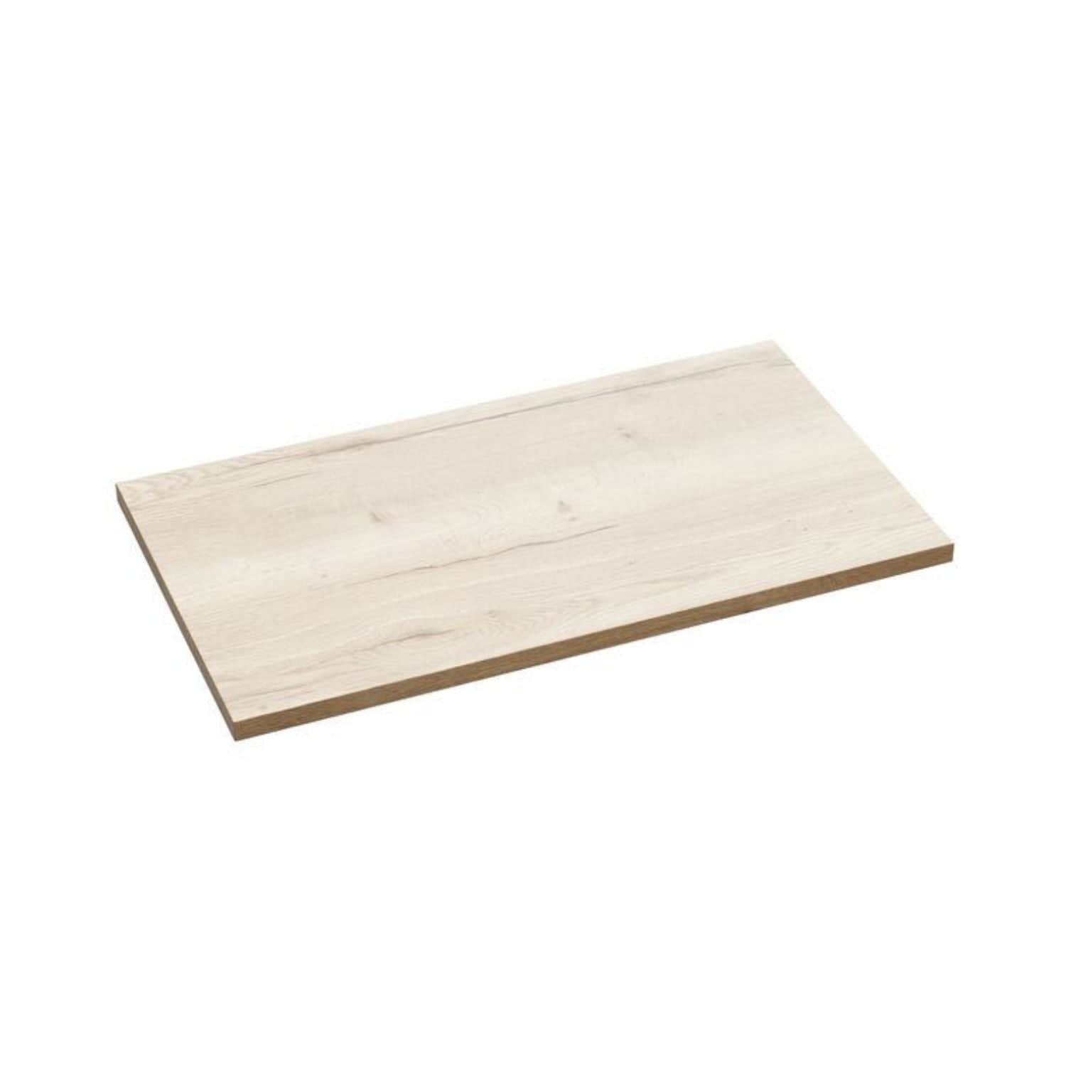 Dansani Inzo Benkeplate Natur eik / 80cm Dansani Benkeplate bad DA-B02-49