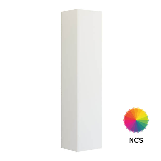 Dansani INZO Classic Glatt Høyskap Slim 1 dør NCS farge / 40cm / Versjon A høyre hengslet Dansani Høyskap bad DA-T20-1199