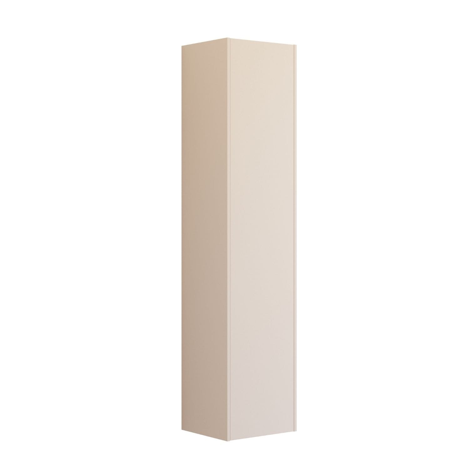Dansani INZO Classic Glatt Høyskap Slim 1 dør Sand matt / 40cm / Versjon A høyre hengslet Dansani Høyskap bad DA-T20-1134