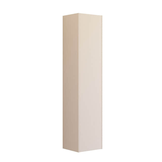 Dansani INZO Classic Glatt Høyskap Slim 1 dør Sand matt / 40cm / Versjon A høyre hengslet Dansani Høyskap bad DA-T20-1134