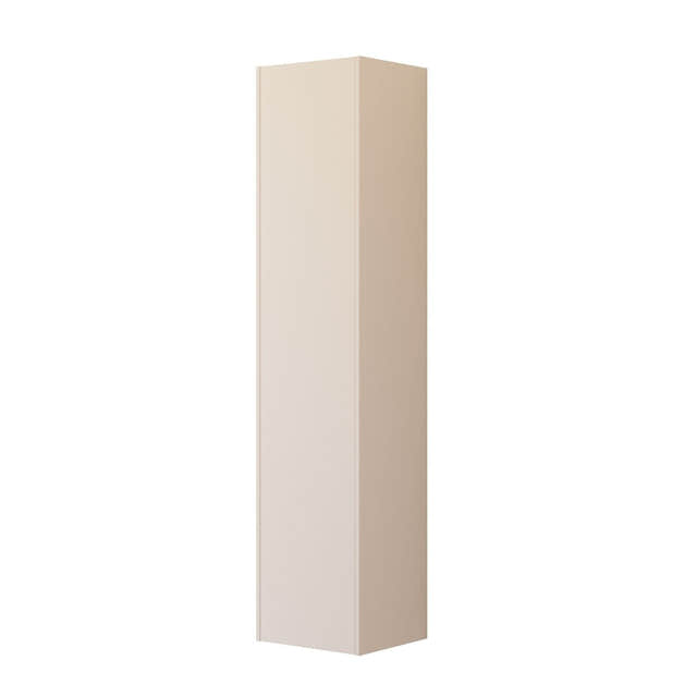 Dansani INZO Classic Glatt Høyskap Slim 1 dør Sand matt / 40cm / Versjon A venstre hengslet Dansani Høyskap bad DA-T20-1234