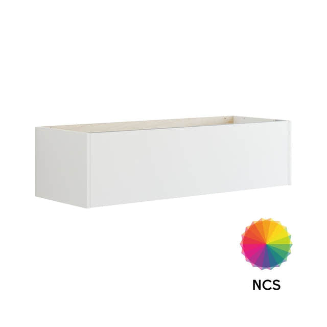 Dansani Inzo Classic Glatt Servantskap 1 skuff B60-120xH32xD44cm NCS farge / 120cm Dansani Servantskap DA-T04-1099