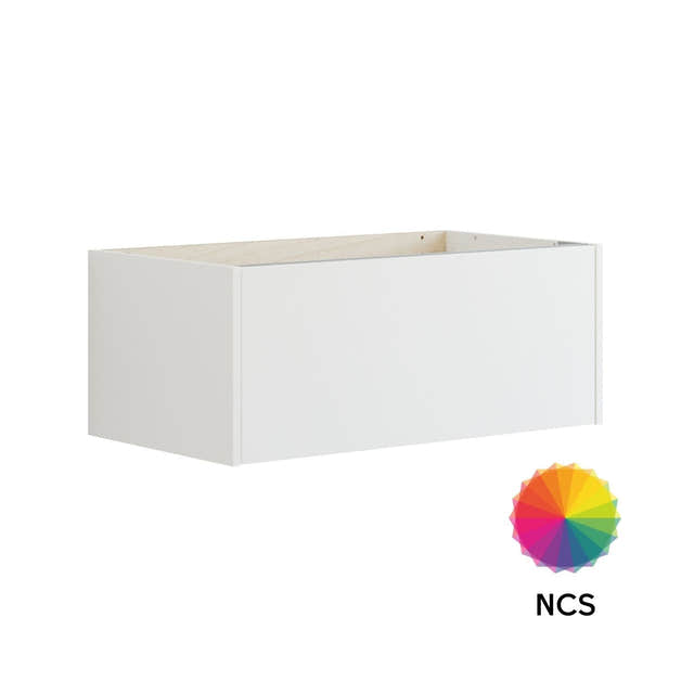 Dansani Inzo Classic Glatt Servantskap 1 skuff B60-120xH32xD44cm NCS farge / 80cm Dansani Servantskap DA-T02-1099