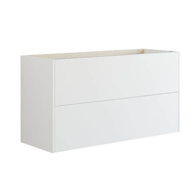 Dansani Inzo Classic Glatt Servantskap 2 skuff B60-120xH64xD44cm Hvit matt / 120cm Dansani Servantskap DA-T09-1010