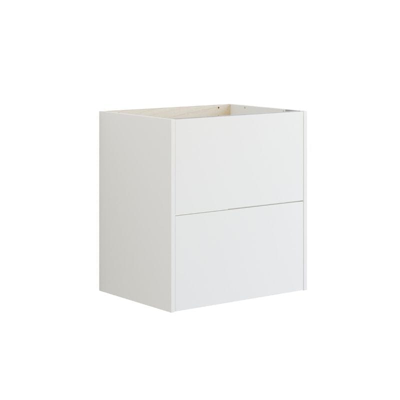 Dansani Inzo Classic Glatt Servantskap 2 skuff B60-120xH64xD44cm Hvit matt / 60cm Dansani Servantskap DA-T06-1010