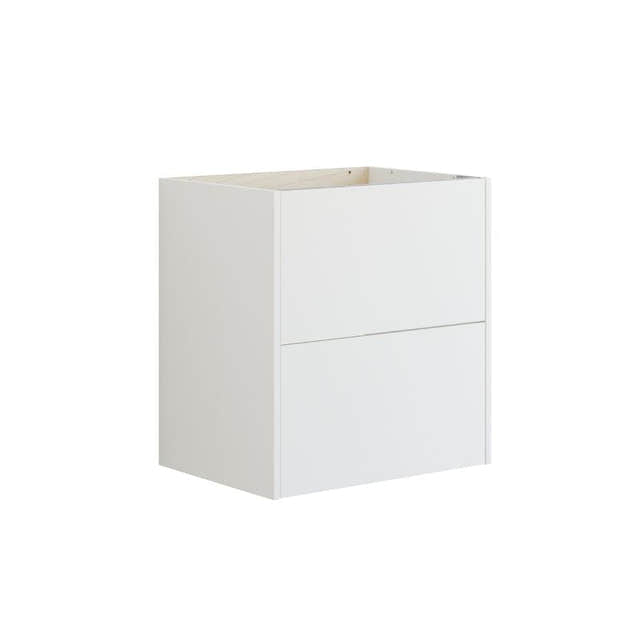 Dansani Inzo Classic Glatt Servantskap 2 skuff B60-120xH64xD44cm Hvit matt / 60cm Dansani Servantskap DA-T06-1010