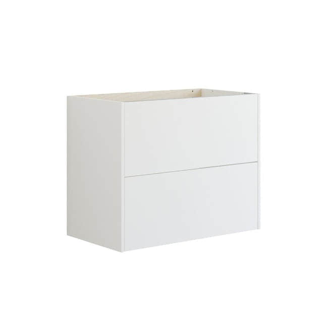 Dansani Inzo Classic Glatt Servantskap 2 skuff B60-120xH64xD44cm Hvit matt / 80cm Dansani Servantskap DA-T07-1010