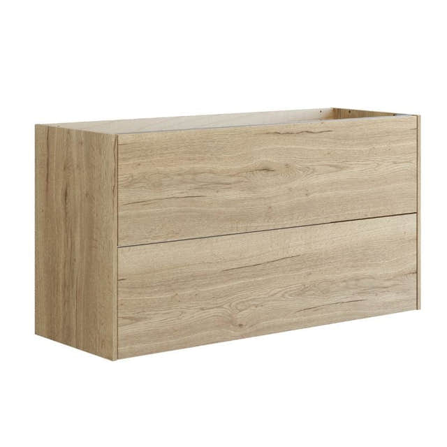 Dansani Inzo Classic Glatt Servantskap 2 skuff B60-120xH64xD44cm Natur eik / 120cm dobbel Dansani Servantskap DA-T10-1049
