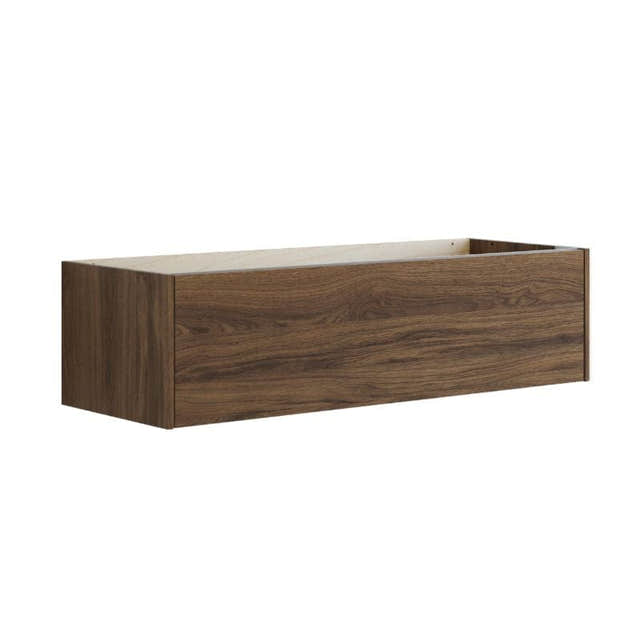 Dansani Inzo Classic Glatt Underskap 1 skuff  B60-120xH32xD44cm Brun eik / 120cm Dansani Sideskap bad DA-T14-1052
