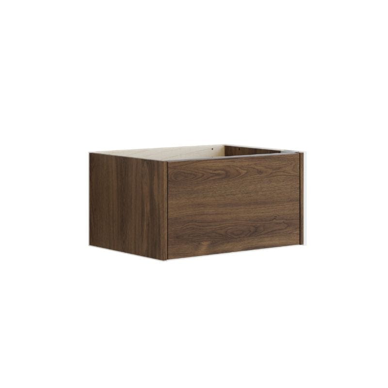 Dansani Inzo Classic Glatt Underskap 1 skuff  B60-120xH32xD44cm Brun eik / 60cm Dansani Sideskap bad DA-T11-1052