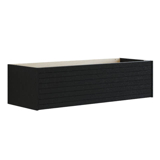 Dansani Inzo Classic Lamel Servantskap 1 skuff B60-120xH32xD44cm Eik noir / 120cm Dansani Servantskap DA-T04-6044