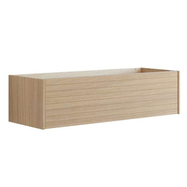 Dansani Inzo Classic Lamel Servantskap 1 skuff B60-120xH32xD44cm Lys eik / 120cm dobbel Dansani Servantskap DA-T05-6078