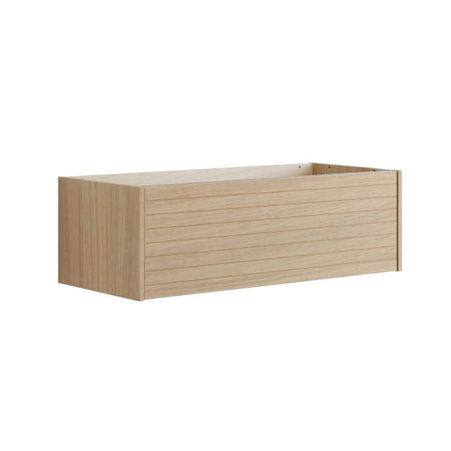 Dansani Inzo Classic Lamel Skap 1 skuff B60-120xH32xD44cm Lys eik / 100cm Dansani Sideskap bad DA-T13-6078