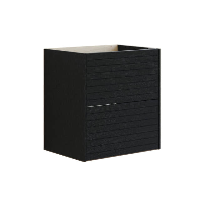 Dansani Inzo Classic Lamel Skap 2 skuff B60-120xH64xD44cm Eik noir / 60cm Dansani Sideskap bad DA-T15-6044