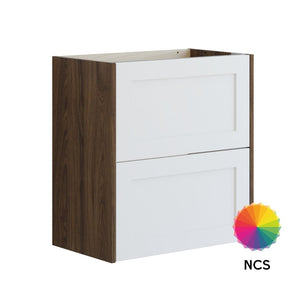 Dansani INZO Classic Ramme Servanstkap Slim D35 med 2 skuffer