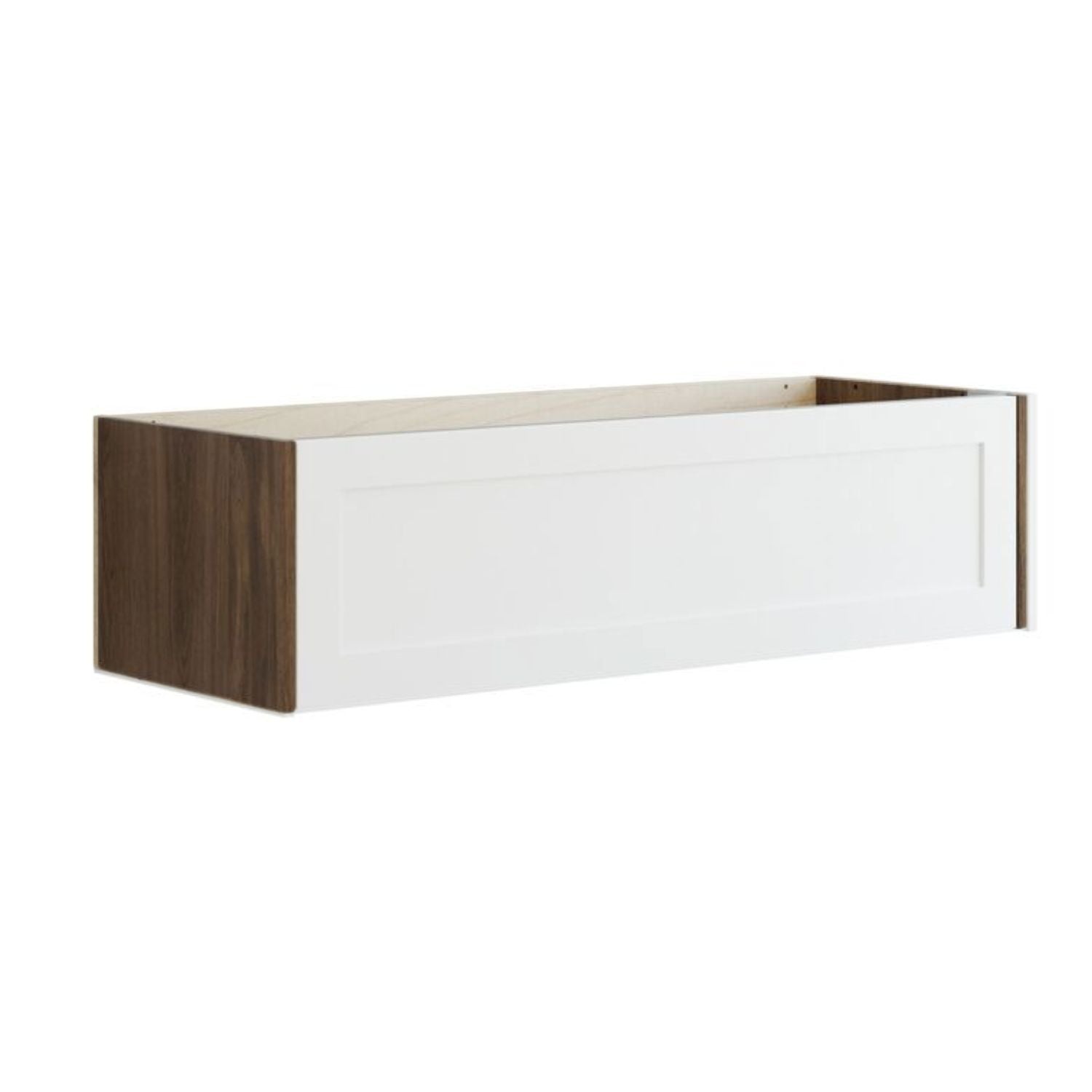 Dansani Inzo Classic Ramme Servantskap 1 skuff Brun eik/hvit matt / 120cm dobbel Dansani Servantskap DA-T05-3015