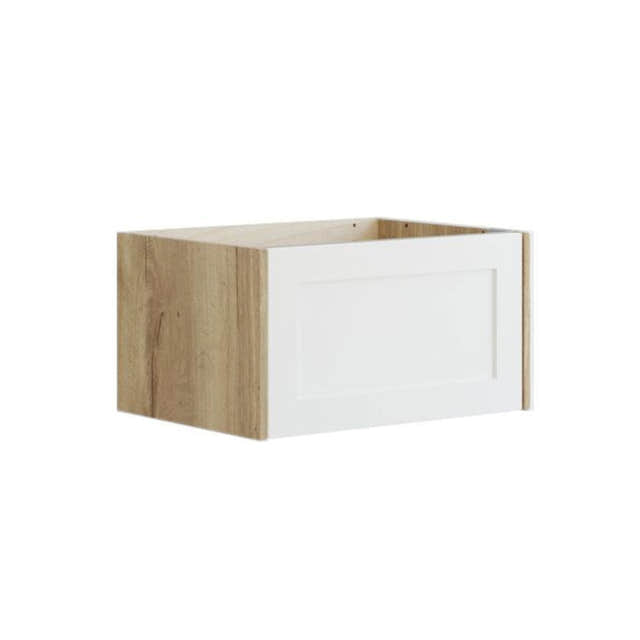 Dansani Inzo Classic Ramme Servantskap 1 skuff Natur eik/hvit matt / 60cm Dansani Servantskap DA-T01-3014